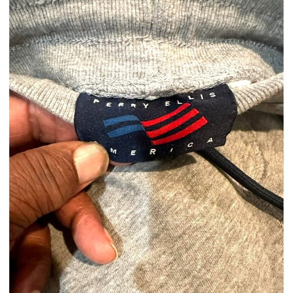 Perry Ellis Sweatpants Heather Gray Drawstring Mens Stylish Comfortable Jogger M - Picture 3 of 4